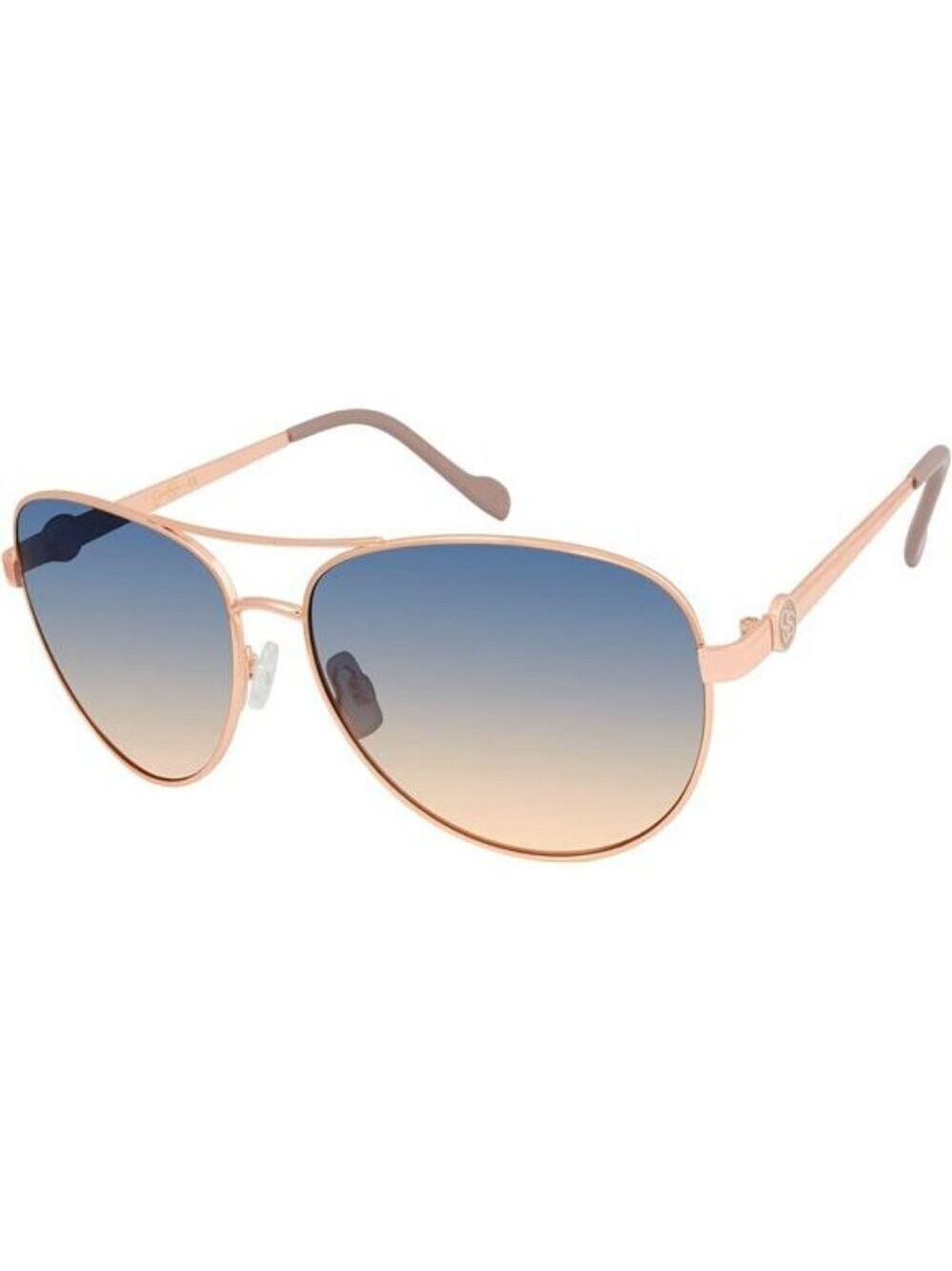 Womens Aviator Sunglasses UV400 Protection Gradient Lens Lightweight Metal Frame